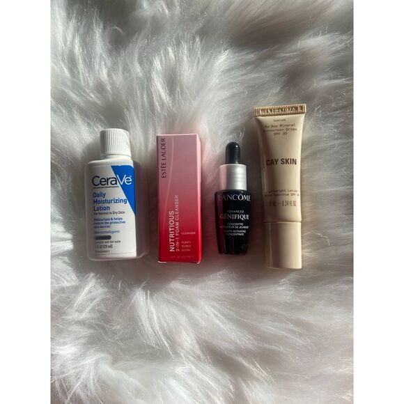 Skincare Sample Bundle; Estée Lauder‎ Lancome CeraVe & Cay Skin - Picture 1 of 5